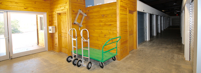 Get Storage Texas - wide entrance area